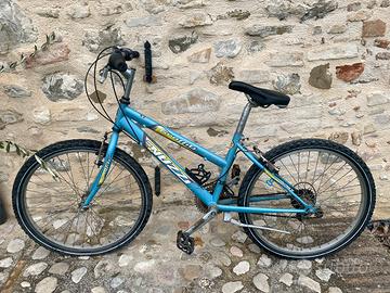 Bicicletta blu per ragazzi