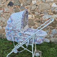 carrozzina Inglesina rosa e azzurra 