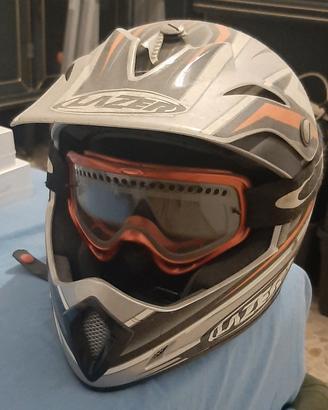 CASCO MOTOCROSS + MASCHERA