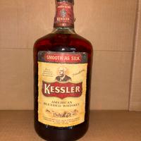 Kessler American Blended Whiskey bottiglie vintage