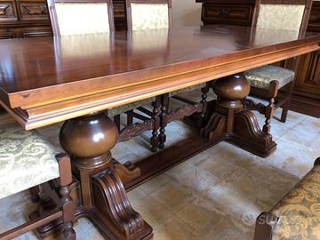 Tavolo in legno marrone Vintage