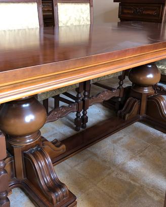 Tavolo in legno marrone Vintage