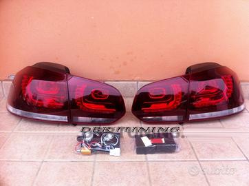 Fanali posteriori Led DEPO GOLF 6 GTI GTD rosso