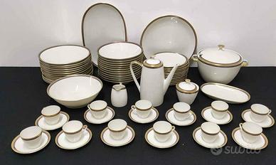 Servizio 71pz schumann arzberg Bavaria bordo oro c