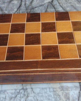 SCACCHIERA VINTAGE LEGNO ANNI 70