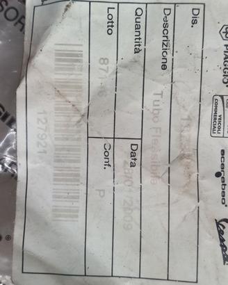Tubo flessibile olio freni Ape 501