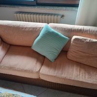 Set completo divano, poltrone e puff 