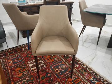 poltroncine  pelle anilina 