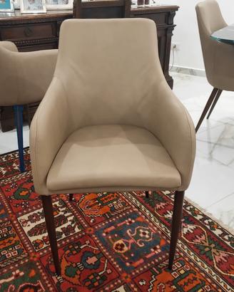 poltroncine  pelle anilina 