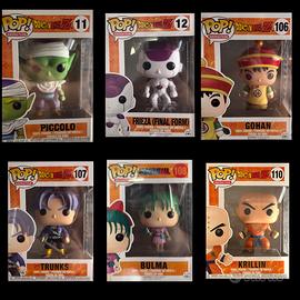 Funko pop dragonball lotto 11-12-106-107-108-110