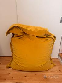Poltrona sacco velluto Fatboy
