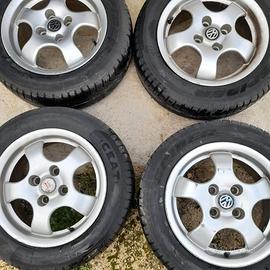 KIT 4 Cerchi In Lega VW Golf MK1 2 GTI UP! Polo +