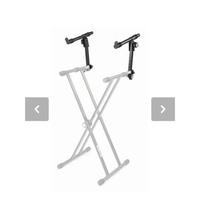 Coppia bracci aggiuntivi per supporto tastiera a X