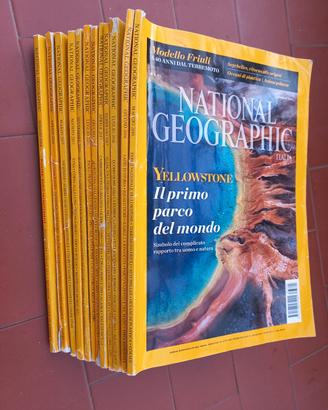 NATIONAL GEOGRAPHIC Italia  12 num.tra il 2016 /18