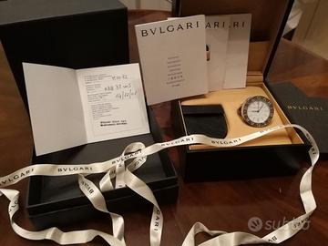 Bulgari Orologio Sveglia Travel Desk NUOVO