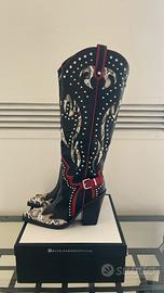 Azalea wang hyperion studded western boots 39