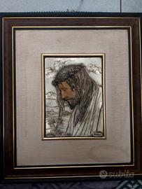 quadro argento 925 Gesu