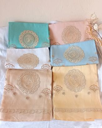 Set 6 asciugamani lino% Nuovi  Made in italy. 