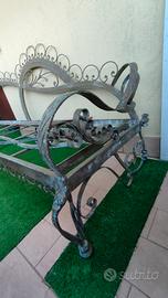 Divano in ferro battuto 