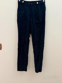 Pantaloni Casual Leggeri Blu Navy da donna