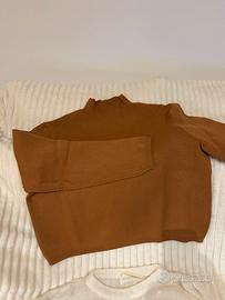 Maglioncino in viscosa Ocra