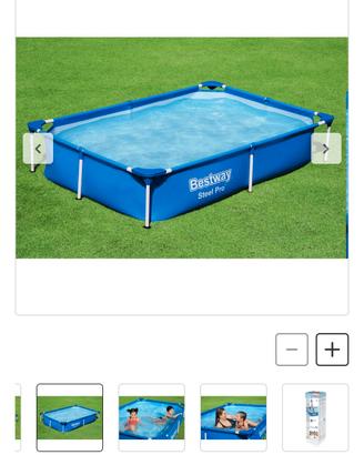 piscina più tappeto sintetico