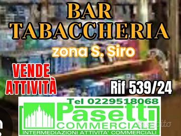 Zona San Siro, vicinanze Stadio BAR TABACCHERIA