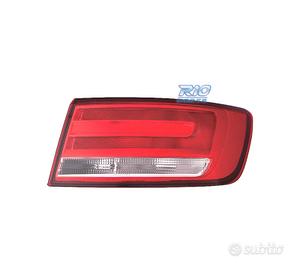 FANALE DESTRO PER AUDI A4 SEDAN 15-20 BIANCO ROSSO