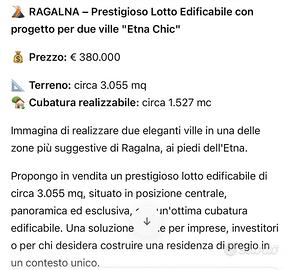 Terreno edificabile e agricolo