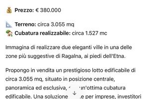 Terreno edificabile e agricolo