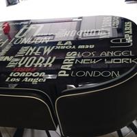 Tavolo in vetro + Poltroncine a Scomparsa 