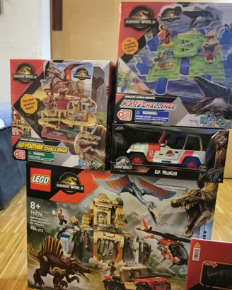 Box Jurassic Park Giochi Nuovi Lego ecc