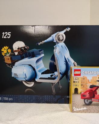 lego Vespa 10298 + Vespa 40517