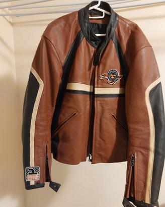 Giubbotto da moto in pelle