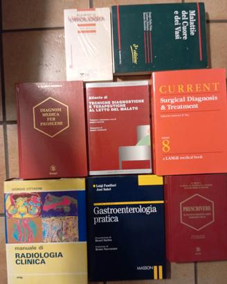 libri di medicina vari 