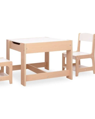 Tavolo per Bambini con 2 Sedie NUOVO