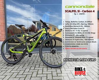 CANNONDALE SCALPEL Si Carbon 4 Tg.L