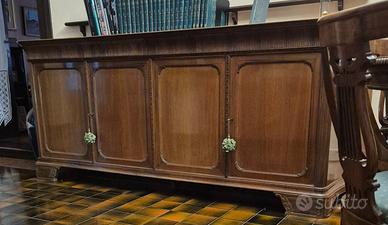 Credenza da salotto legno di noce stile Neoclassic