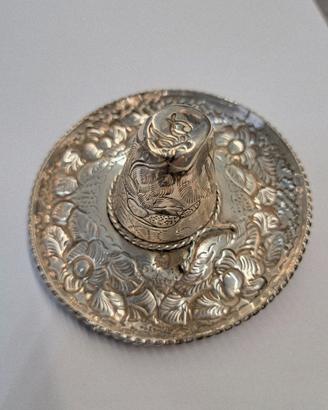 Posacenere Sombrero in argento 925