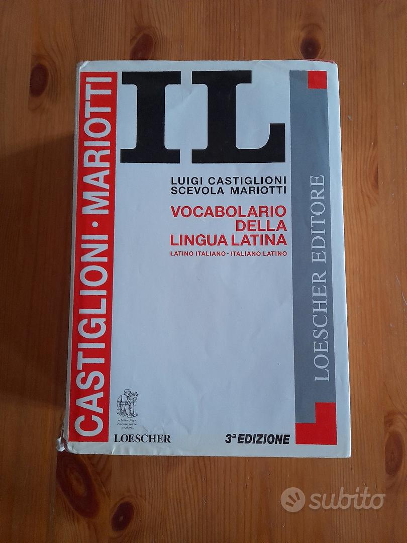 Luigi Castiglioni - IL vocabolario della lingua latina