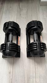 Pesi Palestra - Manubri regolabili 10kg ciascuno