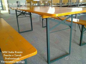 40 Set Birreria 220 x 67 vern. nat. ignifuga