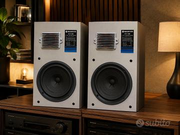 🔊 Coppia casse vintage SANYO S-X 240