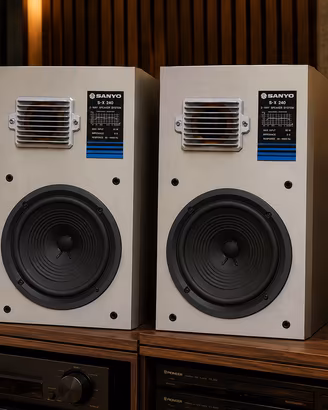 🔊 Coppia casse vintage SANYO S-X 240