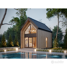 Moderna casa da giardino