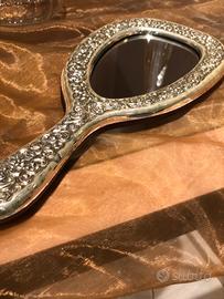 Specchio da toiletta argento