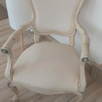 poltroncina in stile shabby