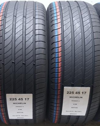 4 GOMME 225 45 17 MICHELIN BR2251