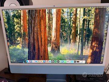 Apple iMac 24” M3 Blu - acquistato novembre 2024