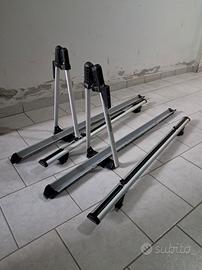 Portabarre e portabiciclette universale auto